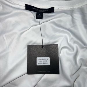 Marc New York, white, style M0MTC516 initially $49 bought it